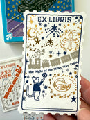 [SEAL-DO] Shinzi Katoh x Kenji Miyazawa "Night on the Galactic Railroad" Ex Libris Booklet · Letterpress Stickers