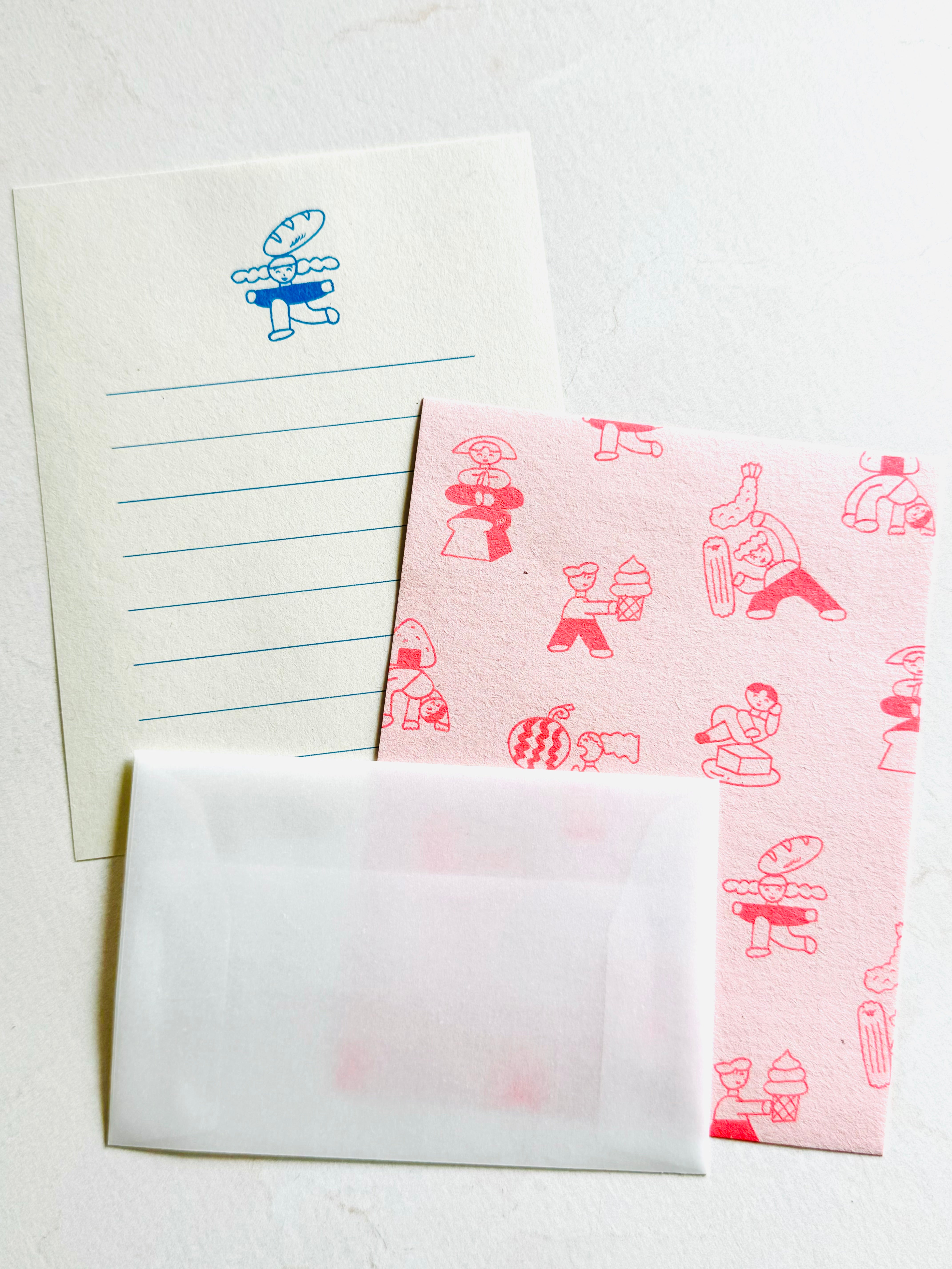 [Mizushima] Tadashi Nishiwaki x People and Food small letter set
