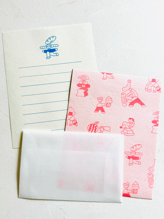 [Mizushima] Tadashi Nishiwaki x People and Food small letter set