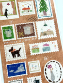 [Miki Tamura] Postage Stamp sticker sheet