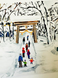 [Yuh Takahashi] Togakushi Shrine postcard