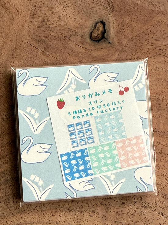 [Panda factory] Swan mini origami