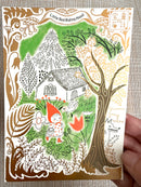 [SEAL-DO] Shinzi Katoh x Walking Literature series: Little Red Riding Hood · Sparkling postcard