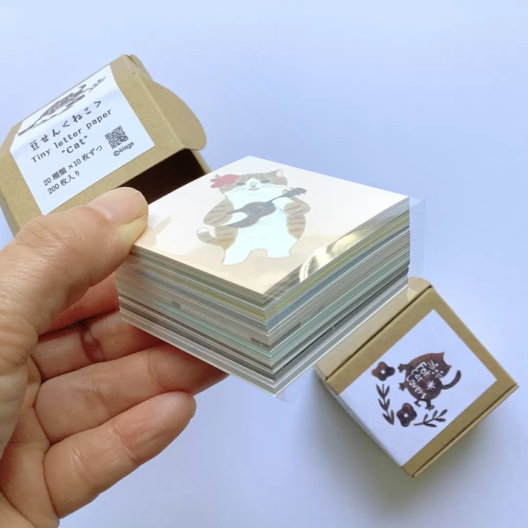 [4legs] "For Cat Lovers" Miniature Loose Memo Set in Box