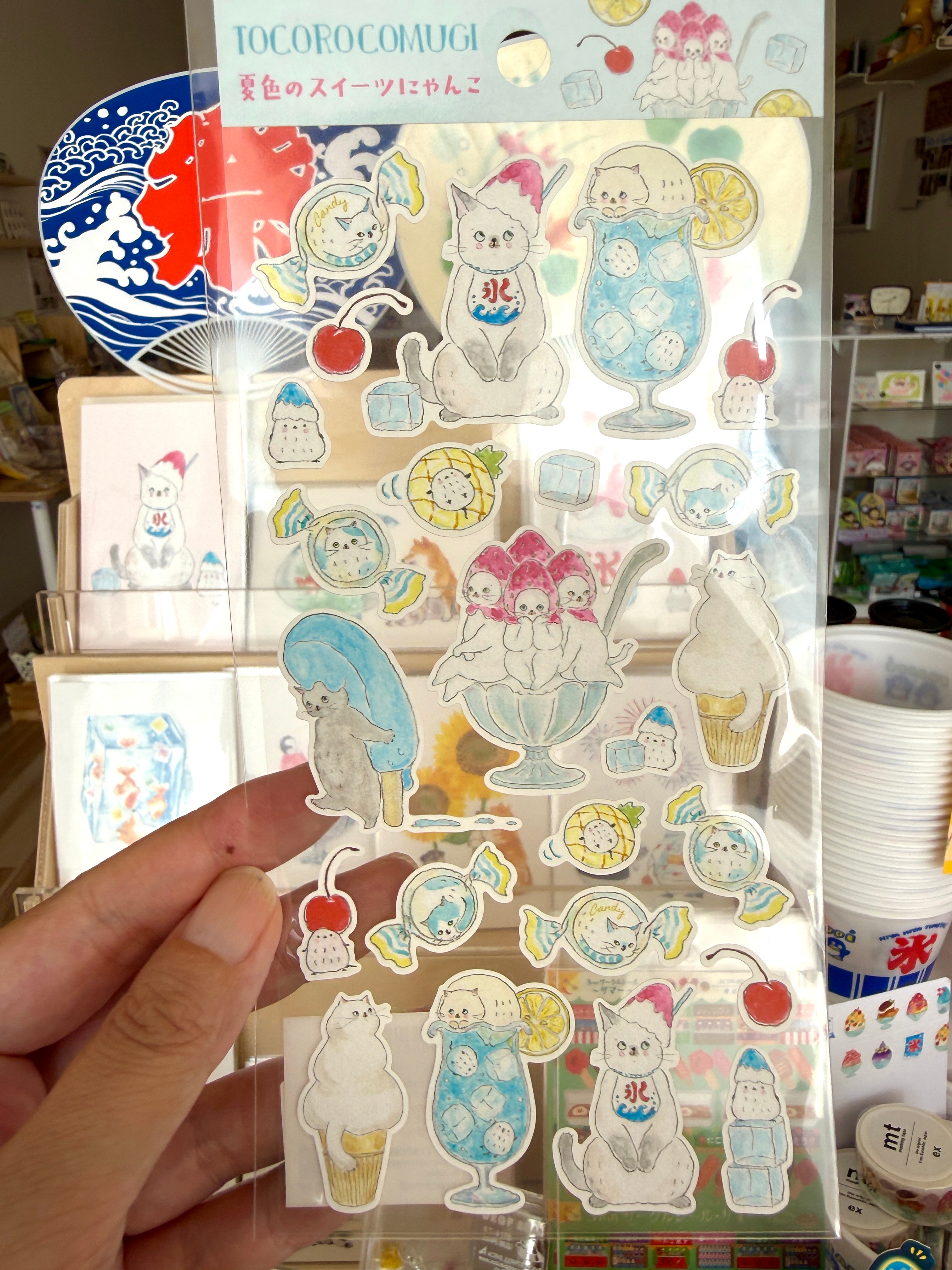 [TOCORO COMUGI] Summer Desserts sticker sheet
