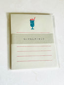 [Mizushima] Oyatsu Cream Soda small letter set