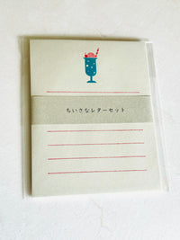 [Mizushima] Oyatsu Cream Soda small letter set