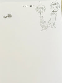 [tocorocomugi] Summer Wind Chimes Nyanko postcard