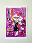 [Yuh Takahashi] France 🇫🇷 x Poodle postcard