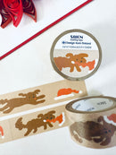 [SAIEN] Janni Valkealahti x Santa Dog washi tape