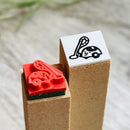 [RiraRira Hanko] Vaccum Cleaning mini rubber stamp