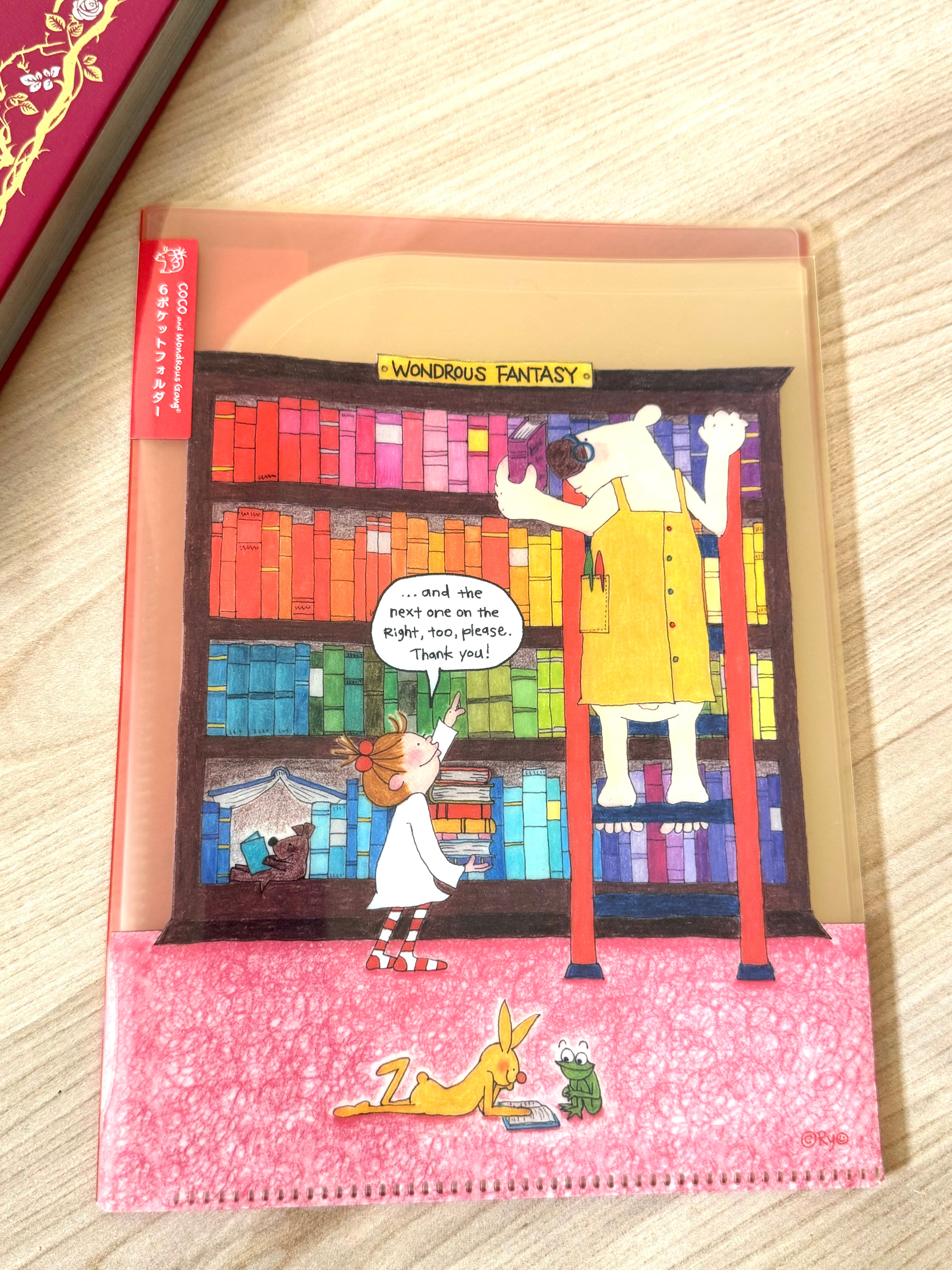 [Coco and Wondrous Gang] Coco Bookstore Pocket File Folder