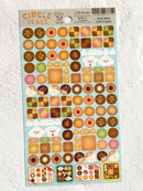 [Ryu-Ryu] Cookies Circle Seals sticker sheet