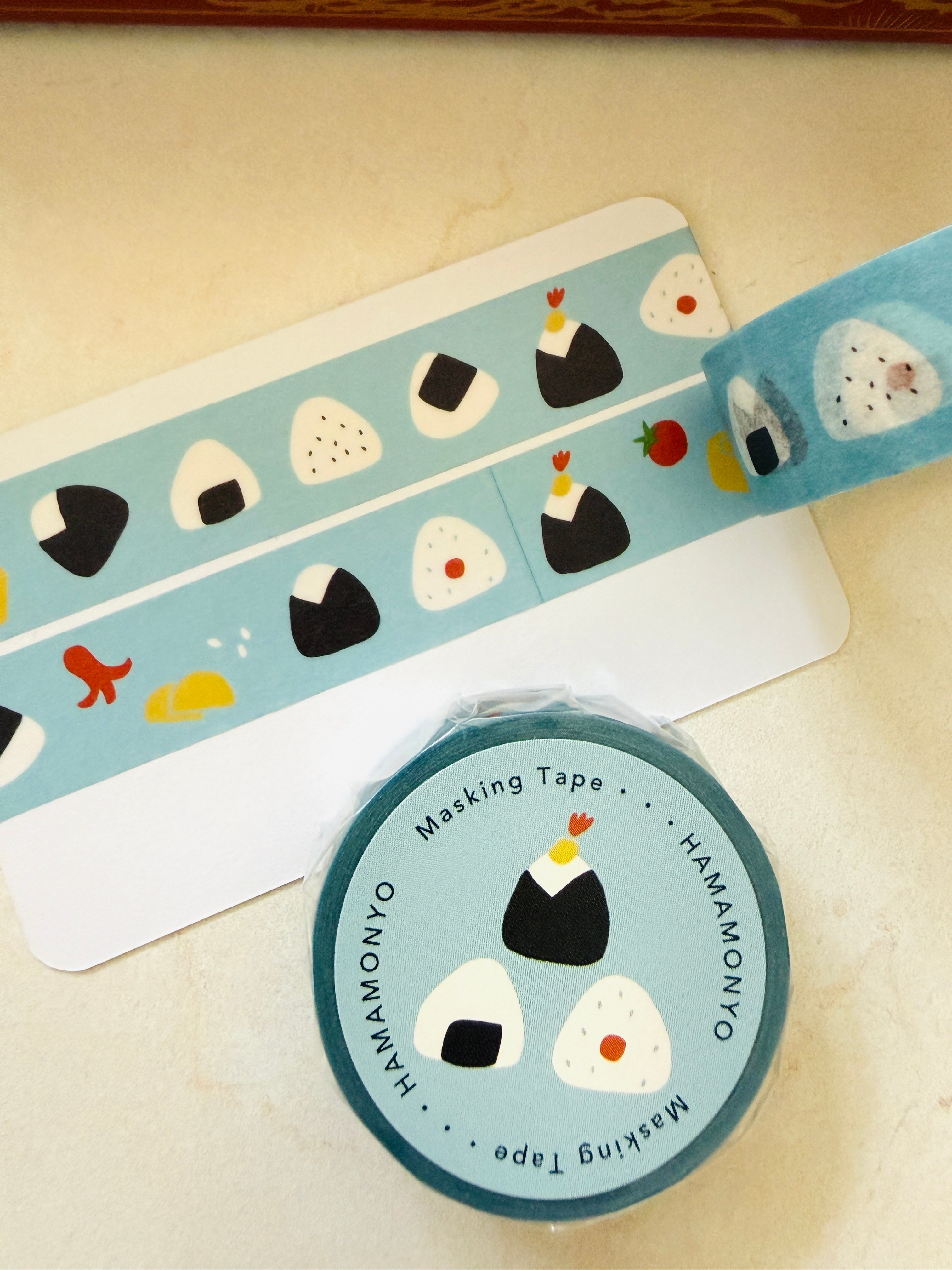 [Hamamonyo] Rice Balls washi tape