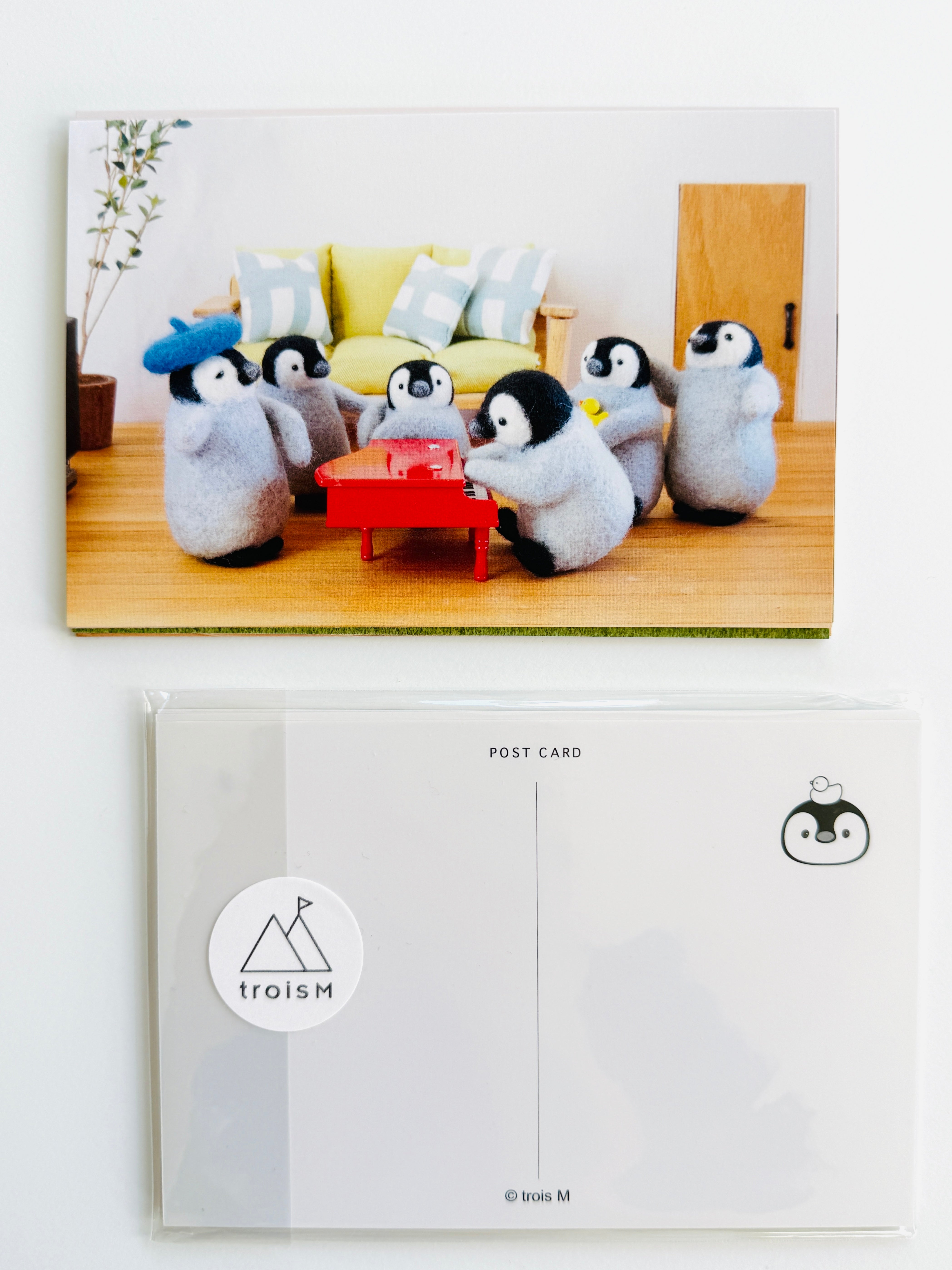 [trois M] 🐧 Penguin Postcard Set of 12 (Style A) - ($15 savings)