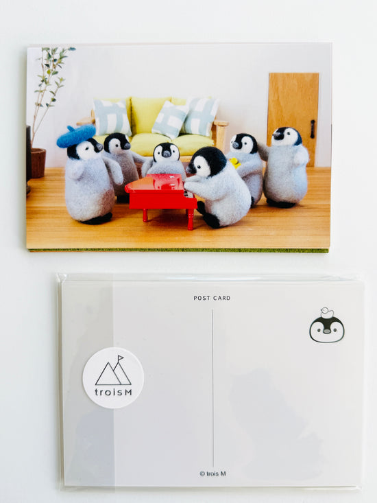 [trois M] 🐧 Penguin Postcard Set of 12 (Style A) - ($15 savings)