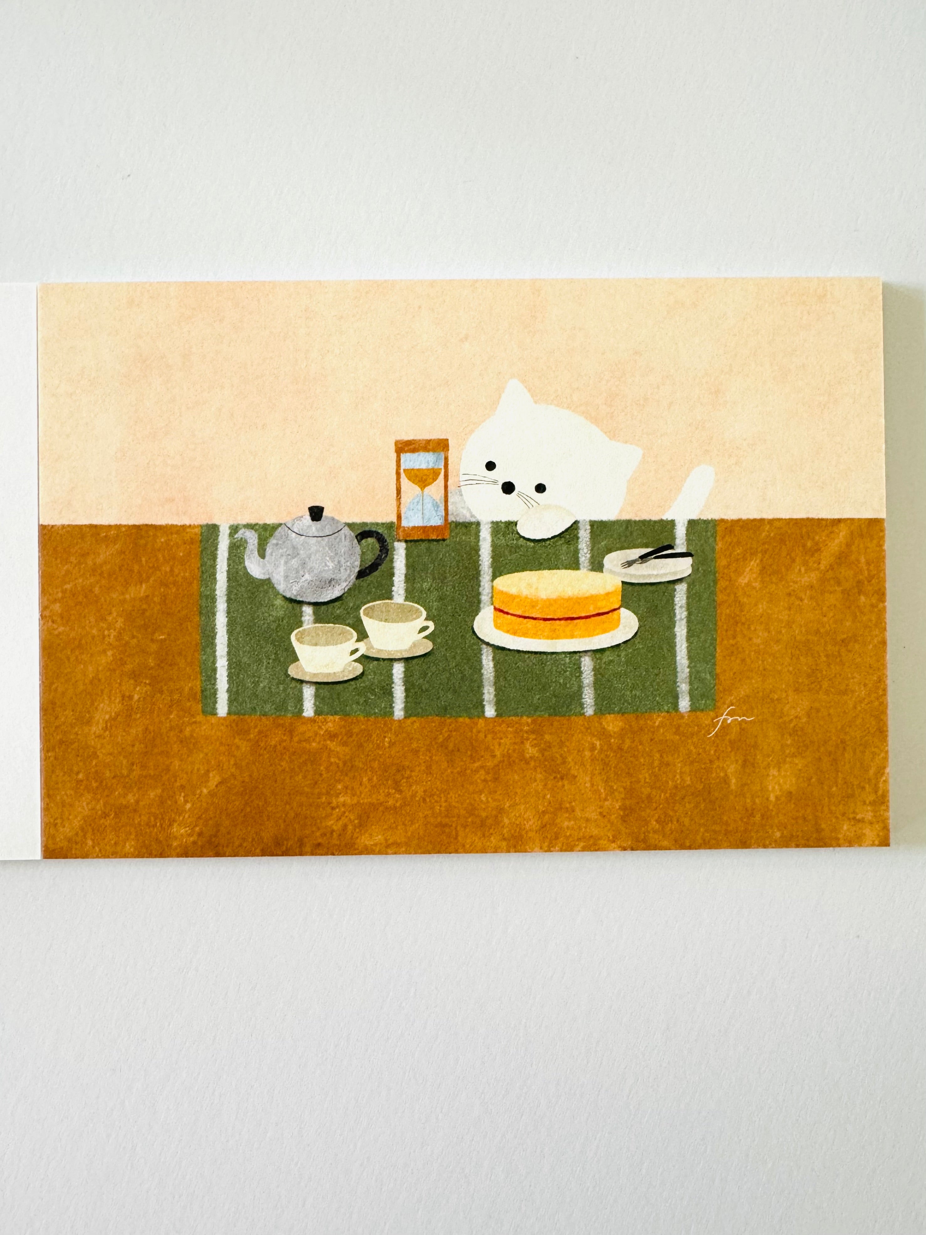 [cozyca] Tea Time Postcard Booklet x Mariko Fukuoka
