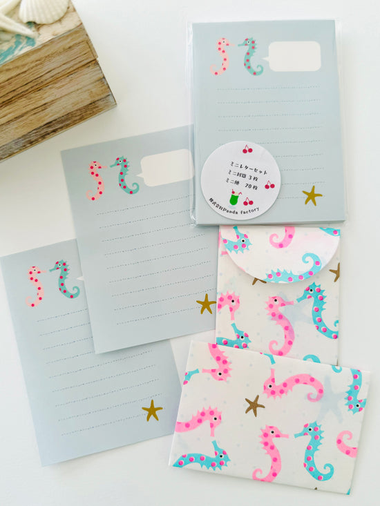 [Panda factory] Seahorse mini letter set