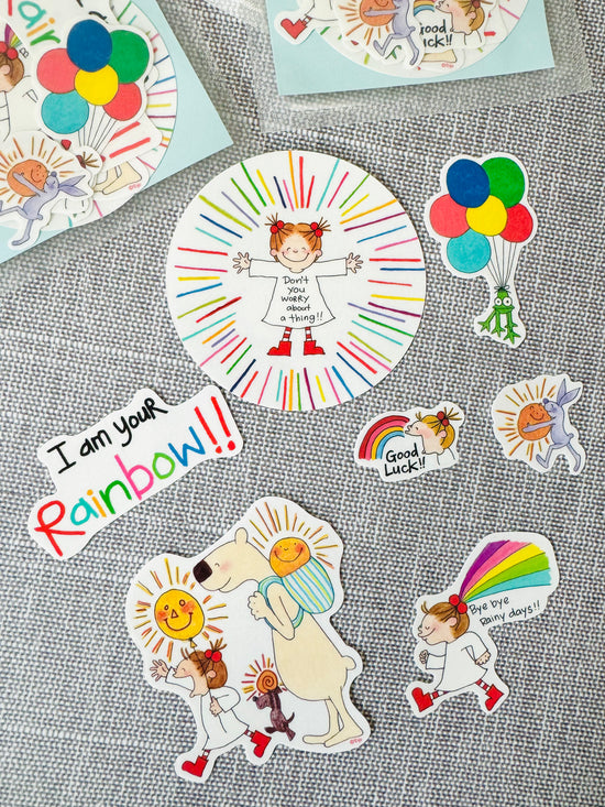 [Coco and Wondrous Gang] Coco’s Rainbow Burst vinyl sticker decals