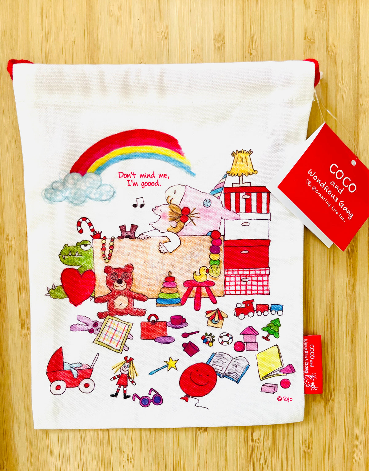 Coco: Drawstring Mini Pouch