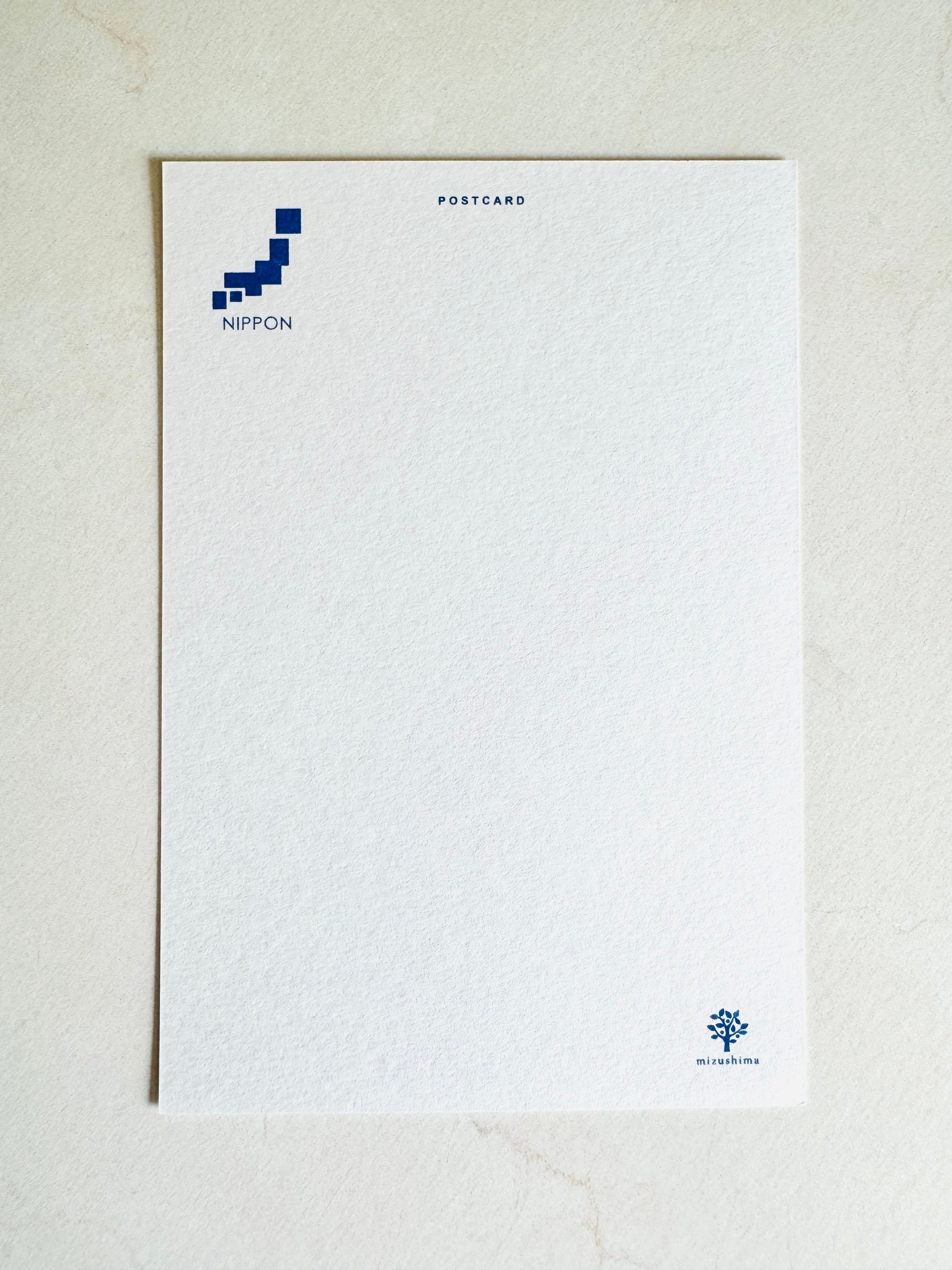 [Mizushima] Kokeshi Folk Toy postcard