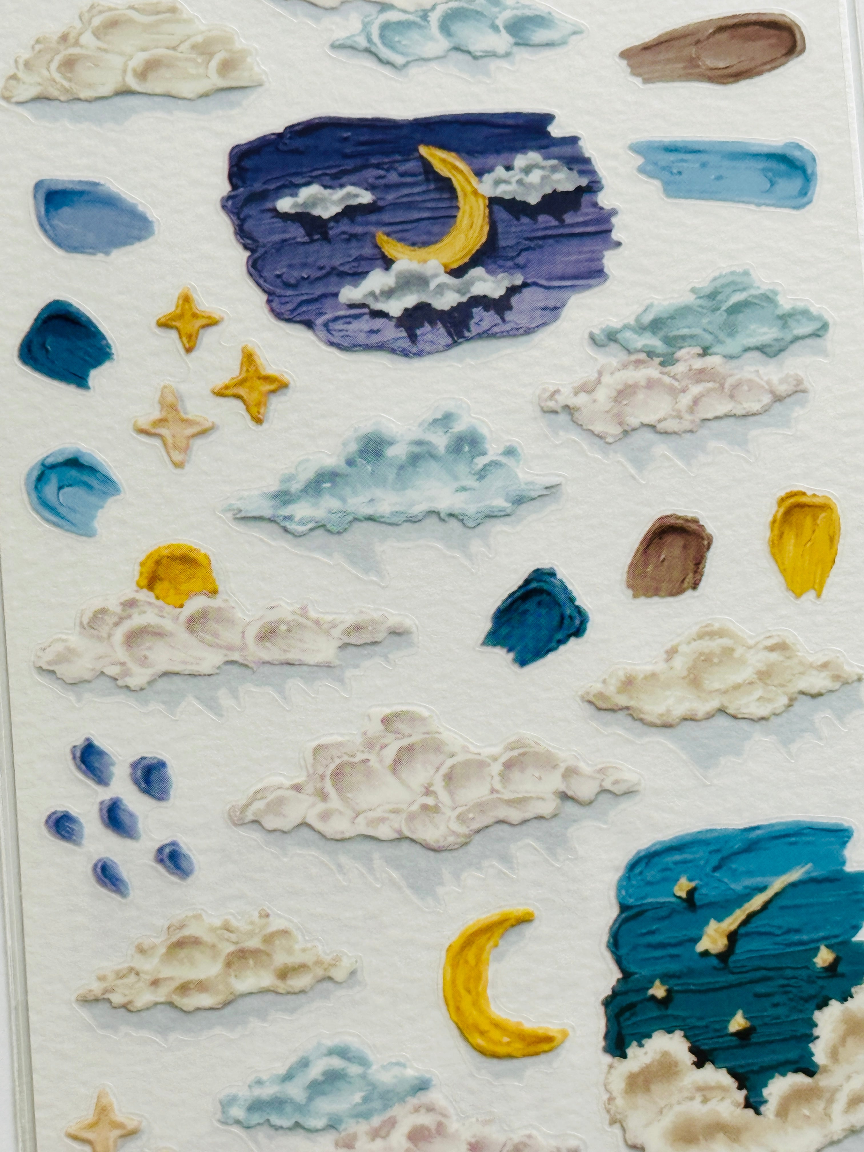 [MIND WAVE] Cafe Canvas Painting sticker sheet
