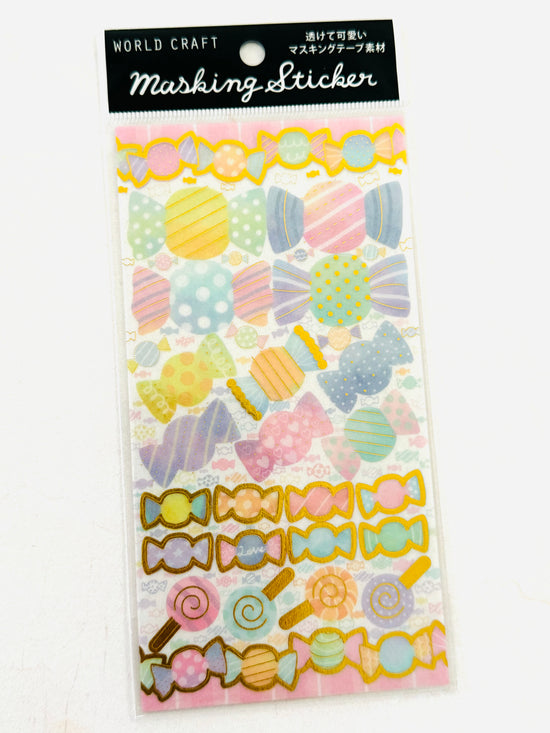 [World Craft] Jumbo Candy sticker sheet (last chance • no restock)