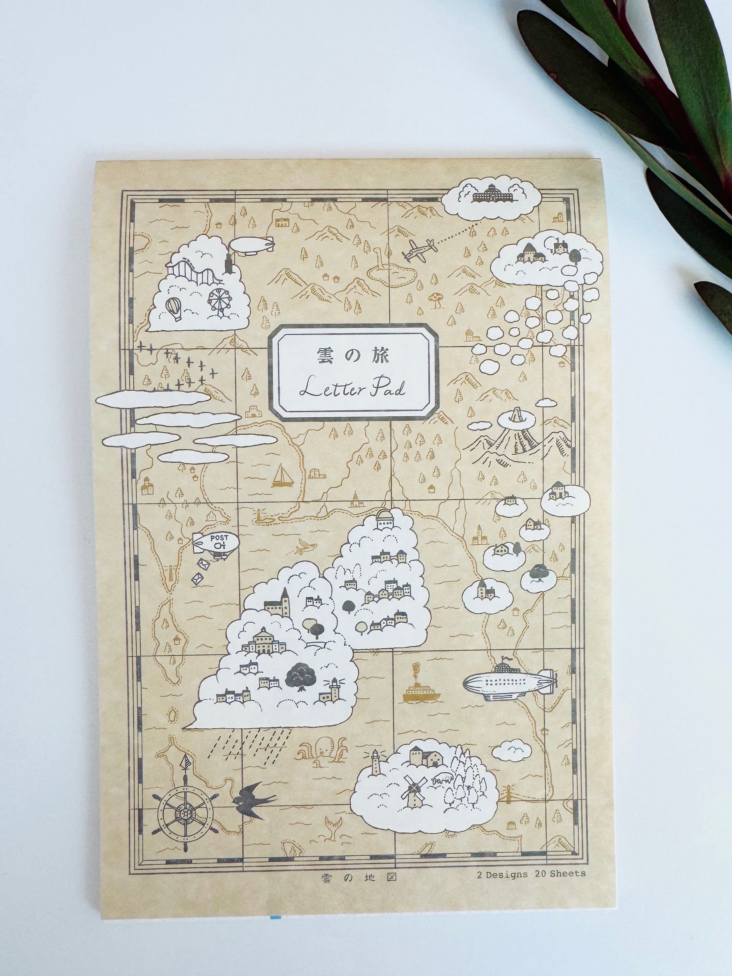 [Kyupodo] Kumonoue Up in the Clouds Cafe letter pad