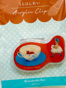 [Kurahashi Rei] Tea Time 🫖 Acrylic Clip (no restock)