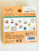 [World Craft] Cafe Accessories Kira Kira flake stickers (last chance • no restock)