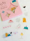 [World Craft] Jelly Desserts Kira Kira flake stickers (last chance • no restock)