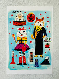 [Yuh Takahashi] Japan 🇯🇵 x Dog Friends postcard