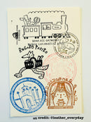 [Furukawashiko] Blank Japanese postcard note booklet