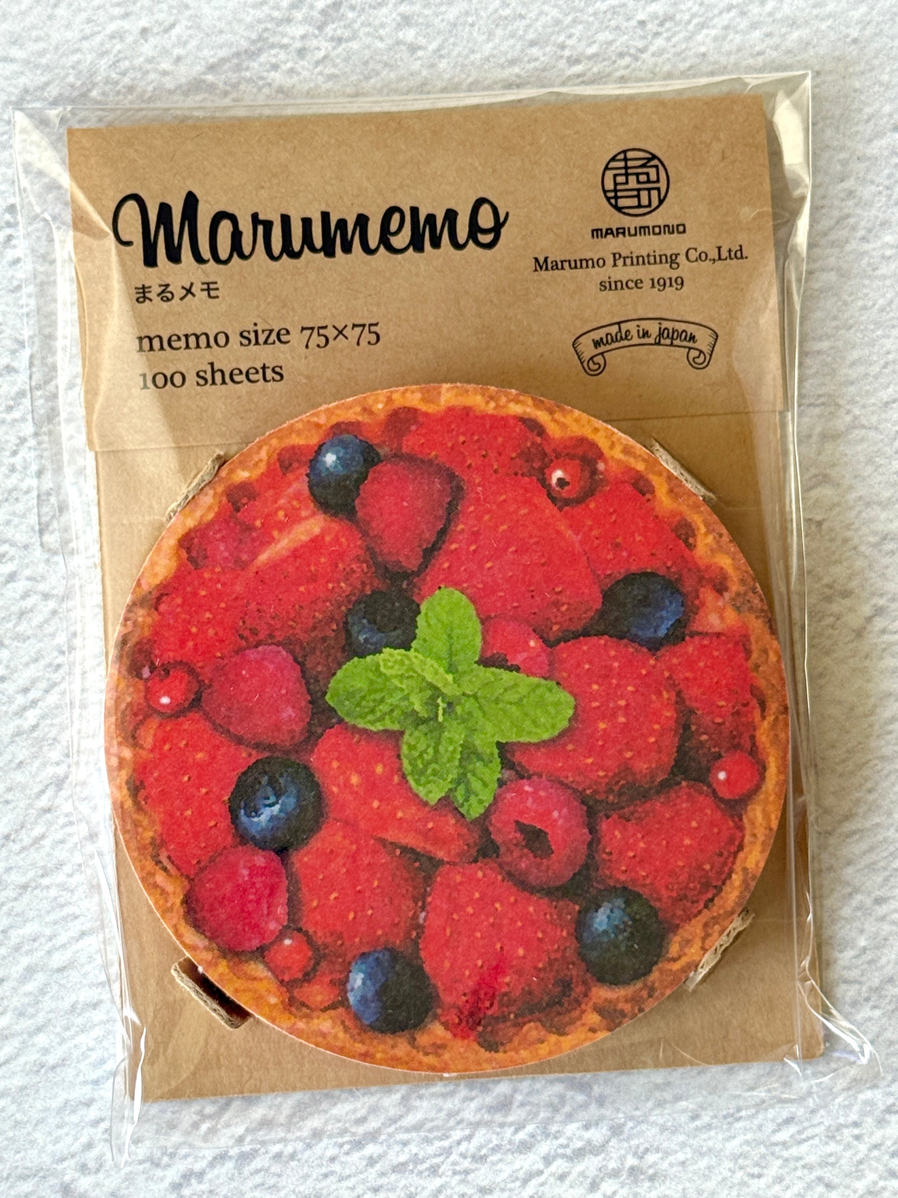 [Marumo] Berry Tart 🥮 Block Memo Pad