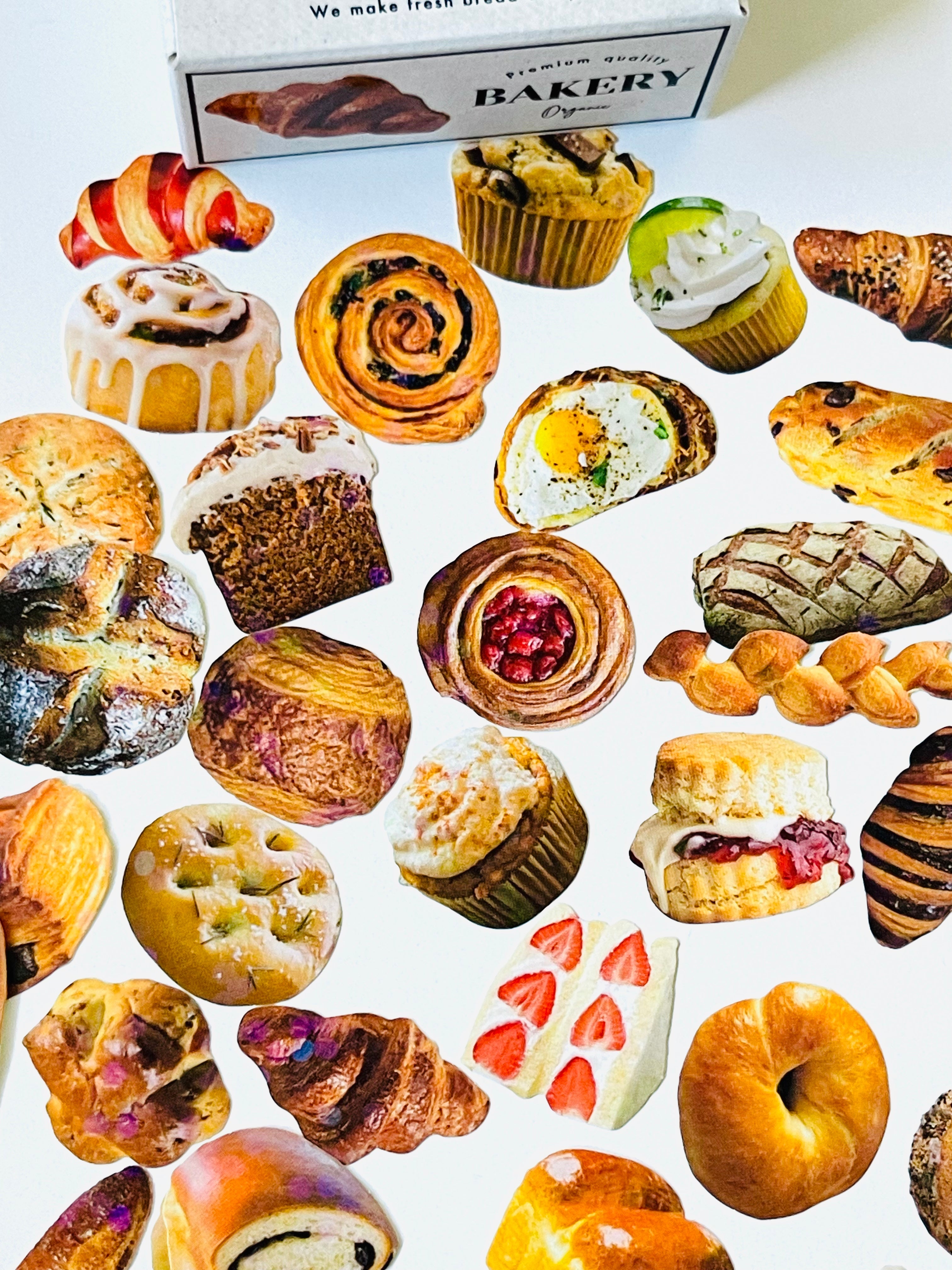 [Greeting Life] Bakery 🍞 Delivery Box flake stickers