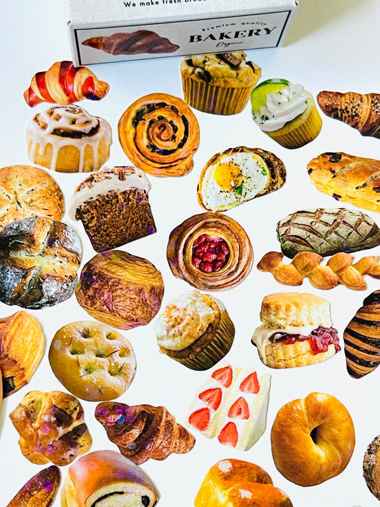 [Greeting Life] Bakery 🍞 Delivery Box flake stickers
