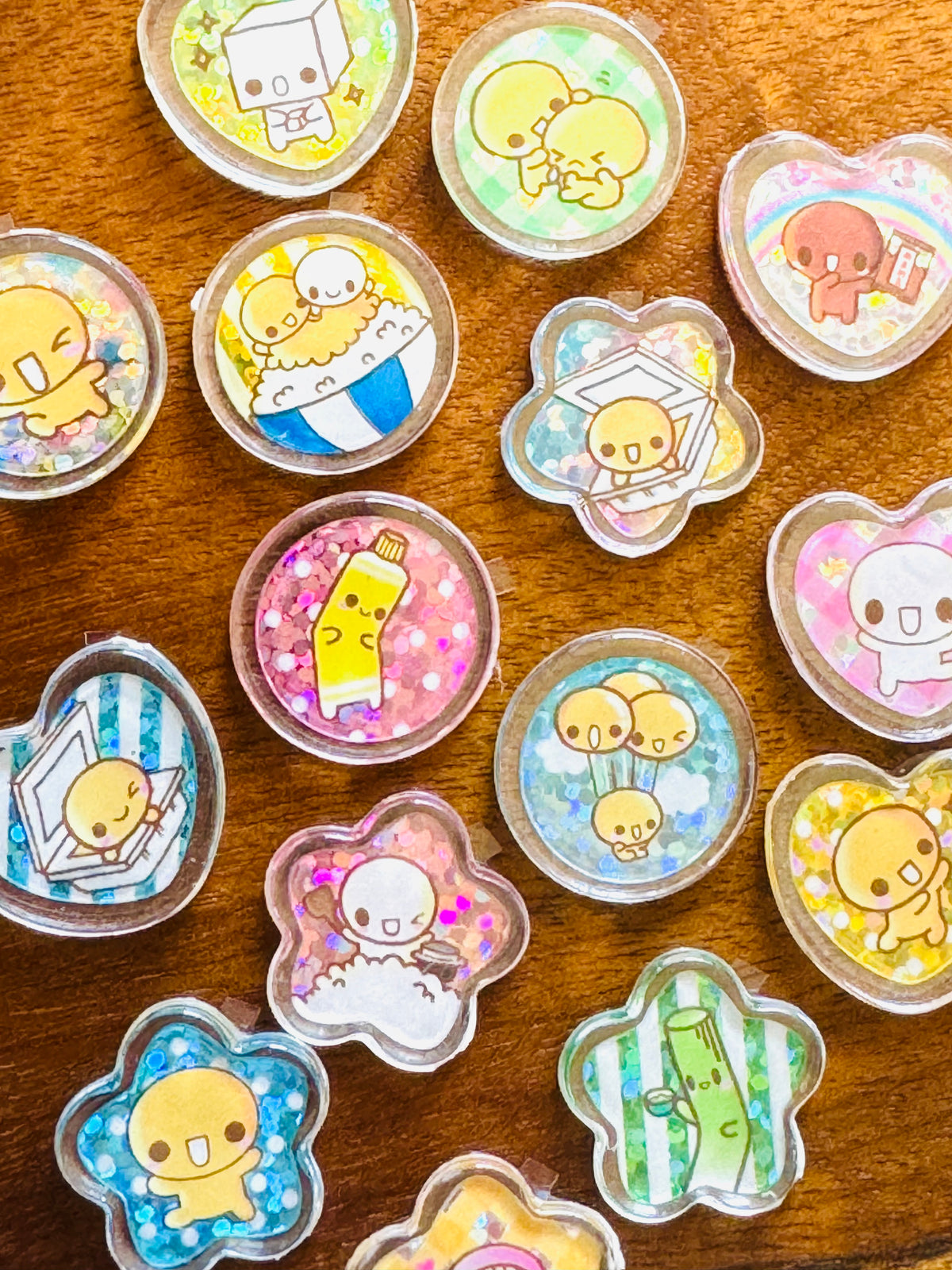 [Crux] Natto chan Gem drop stickers – papertreats