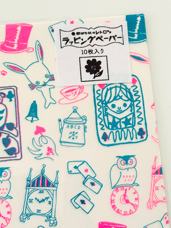 [Nobarasha] Alice & Playing Cards Retro Design Paper
