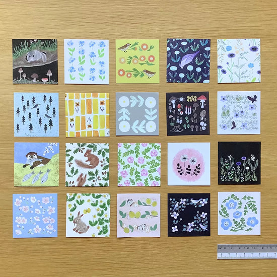 [4legs] "For Flower Lovers" Miniature Loose Memo Set in Box