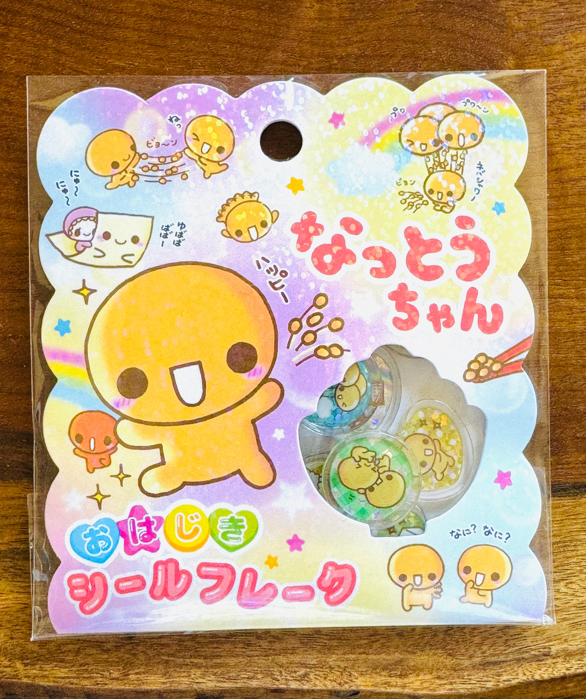 [Crux] Natto chan Gem drop stickers – papertreats