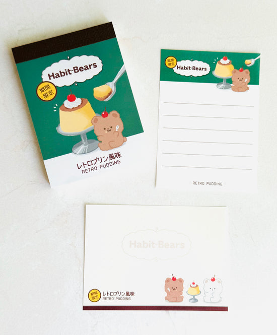 [Q-LiA] Bear’s Retro Pudding Shop mini memo {discontinued • last stock}