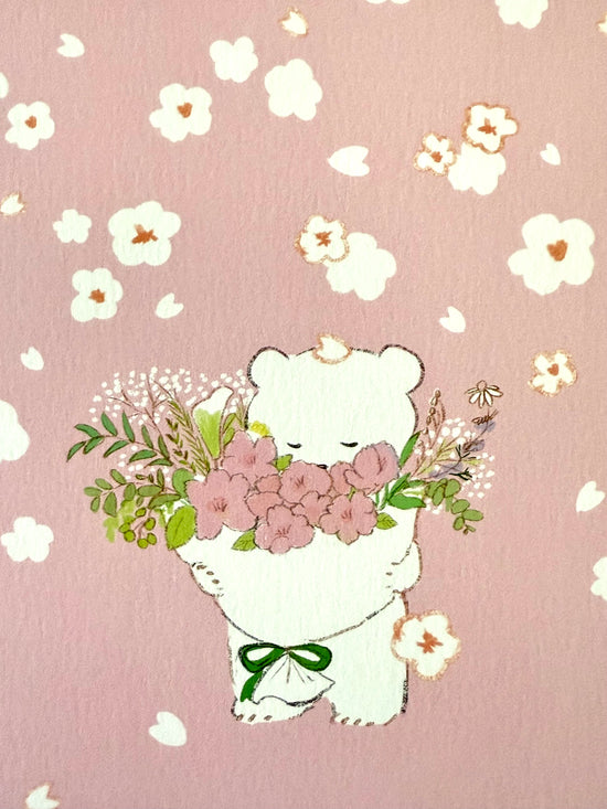 [Active] Sakura Bouquet x Momoro postcard