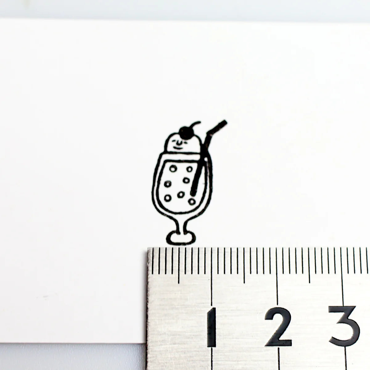 [RiraRira Hanko] Cream Soda rubber stamp