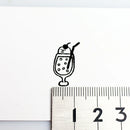 [RiraRira Hanko] Cream Soda rubber stamp
