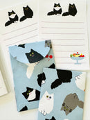 [Panda factory] Cat & Purin mini letter set