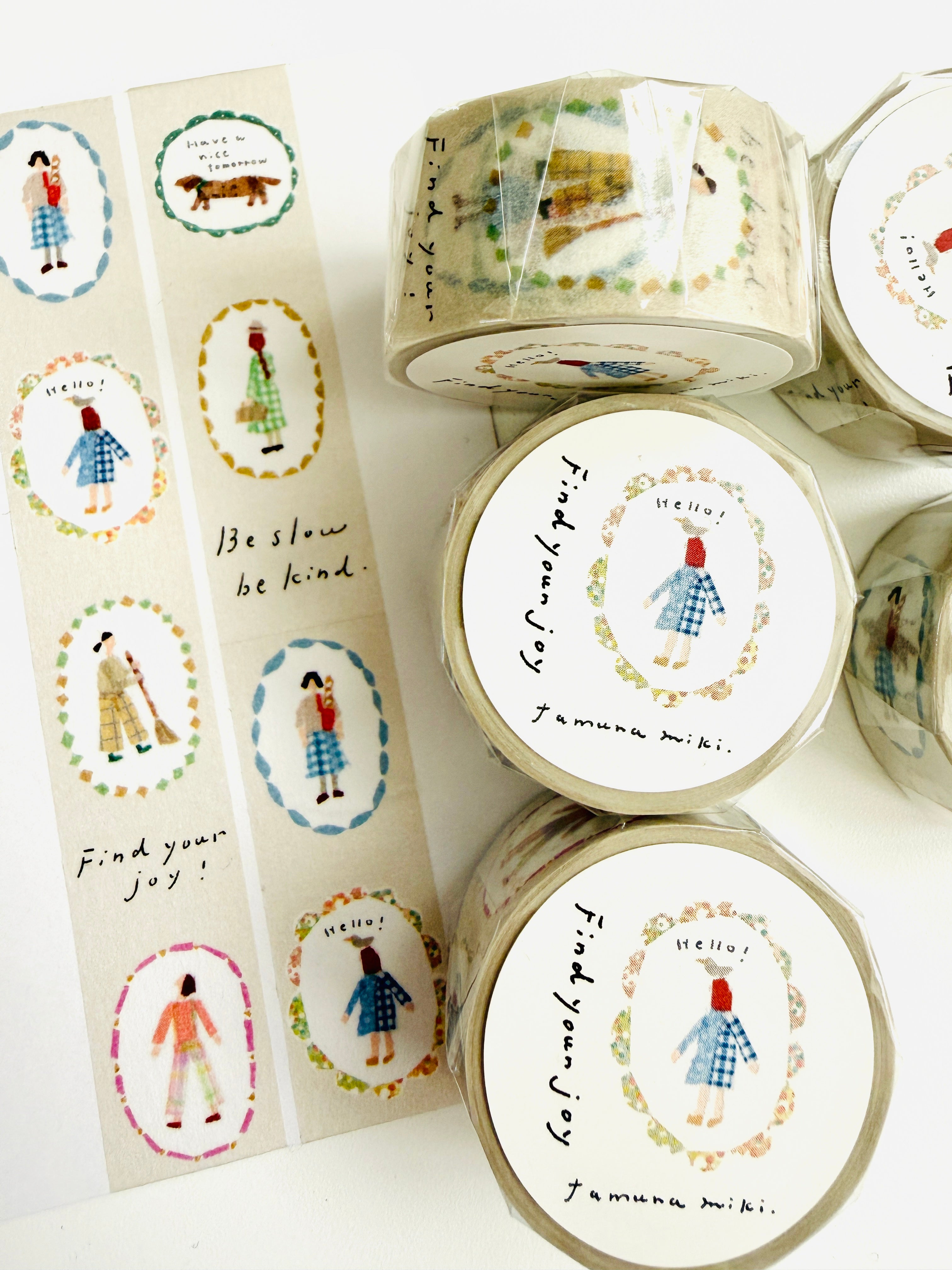 [Miki Tamura] SAIEN x Find Your Joy washi tape