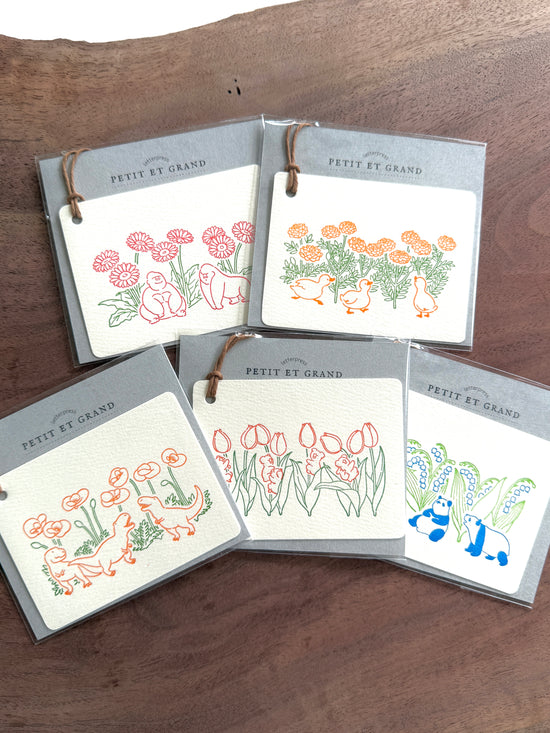[Matoka] Petit Et Grand Animals Gift Tag