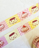 [mt] dagashi x mini pudding-chan washi tape