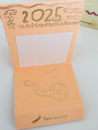 [Paper message] 2025 Himekuri Mini Desk Calendar