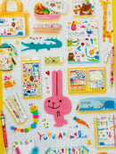 [MIND WAVE] Yuru Animals • Character Miniature School series sticker sheet